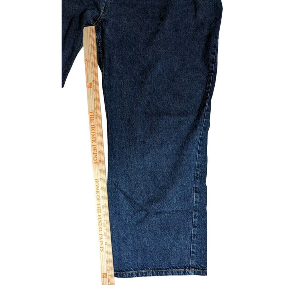 Perry Ellis Baggy Jeans Mens 48x30 Blue Denim Medium Wash Straight Leg Y2K Baggy - Picture 4 of 6